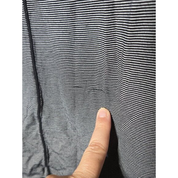 Athleta Womens Shanti Micro Stripe Long Sleeve Top XL Active Athletic Stretch - Picture 5 of 11